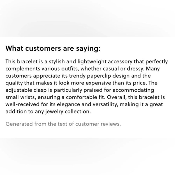 🆕J. Crew Paper Clip Link Bracelet - Picture 5 of 12